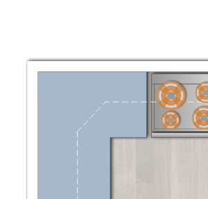 Riverwood C Floorplan One bedroom with a study in Conroe, TX